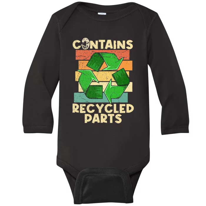 Kidney Transplant Design For An Organ Recipient Baby Long Sleeve Bodysuit