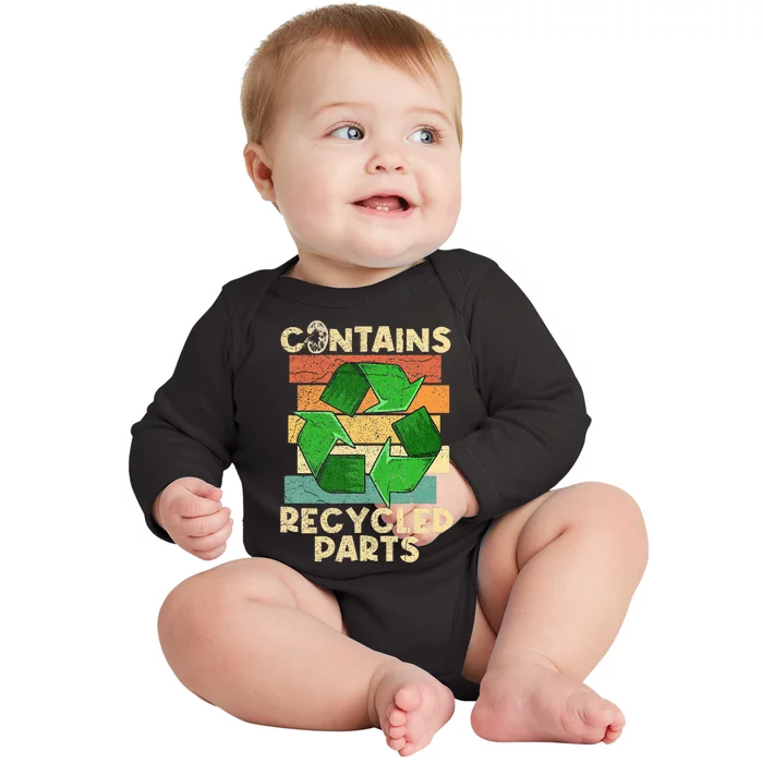 Kidney Transplant Design For An Organ Recipient Baby Long Sleeve Bodysuit