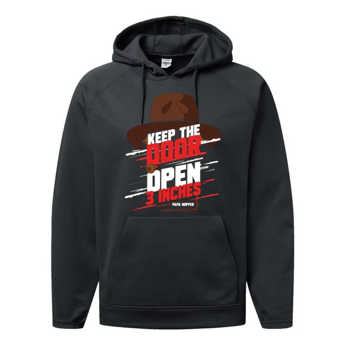 Keep The Door Open 3 Inches Papa Hopper Performance Fleece Hoodie