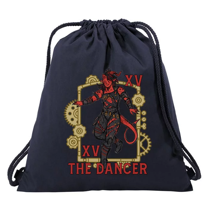 Karlach The Dancer Tarot Card Karlach Video Games Drawstring Bag