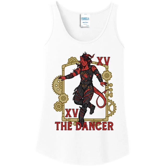 Karlach The Dancer Tarot Card Karlach Video Games Ladies Essential Tank