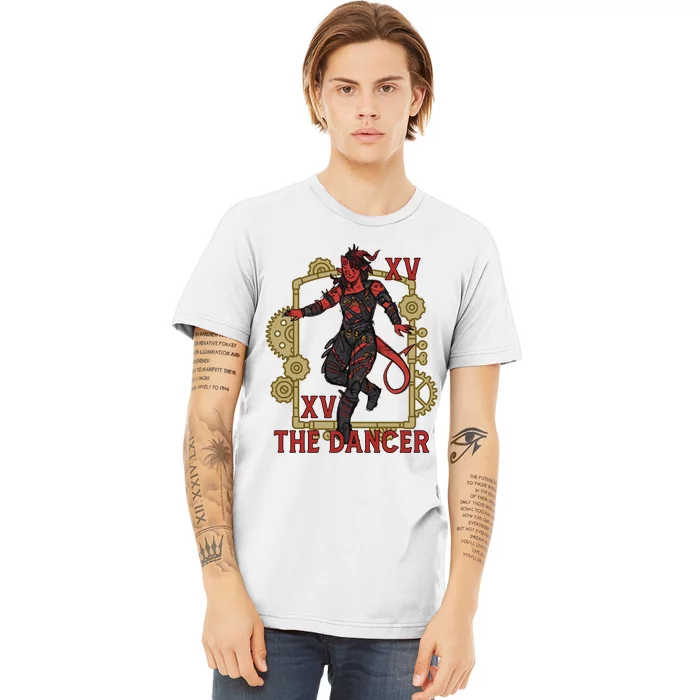 Karlach The Dancer Tarot Card Karlach Video Games Premium T-Shirt