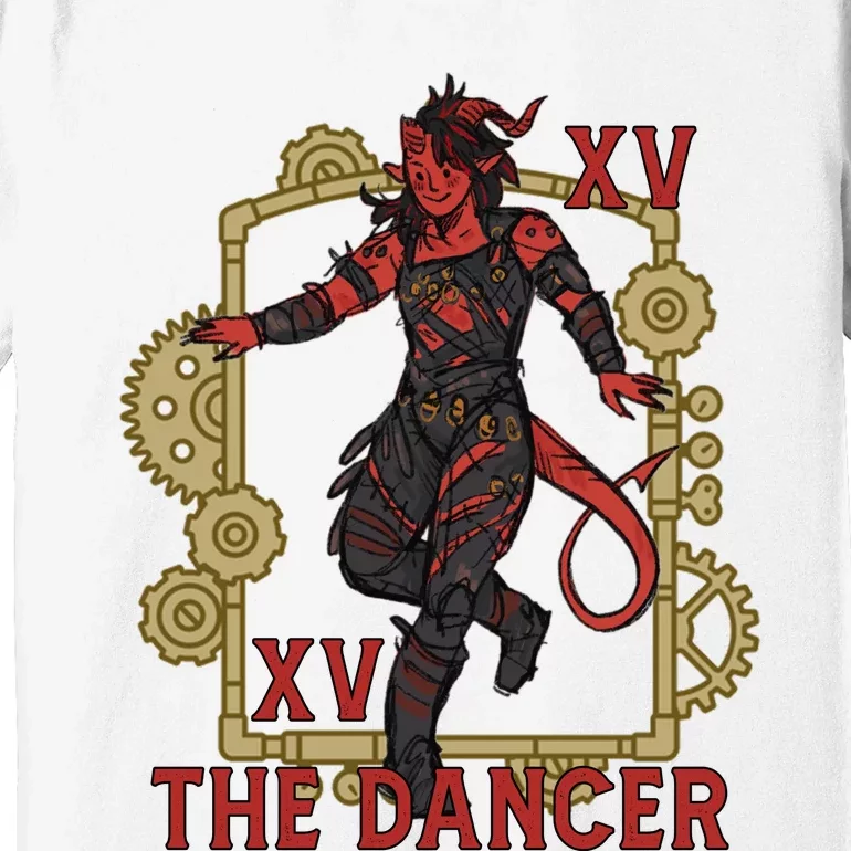 Karlach The Dancer Tarot Card Karlach Video Games Premium T-Shirt