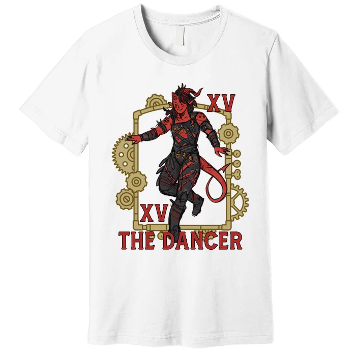 Karlach The Dancer Tarot Card Karlach Video Games Premium T-Shirt