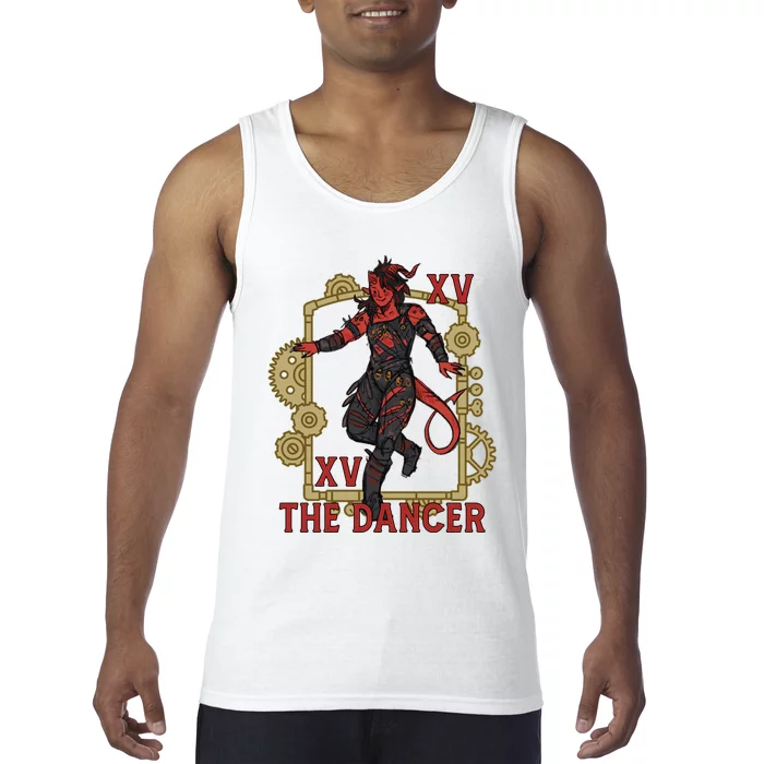 Karlach The Dancer Tarot Card Karlach Video Games Tank Top