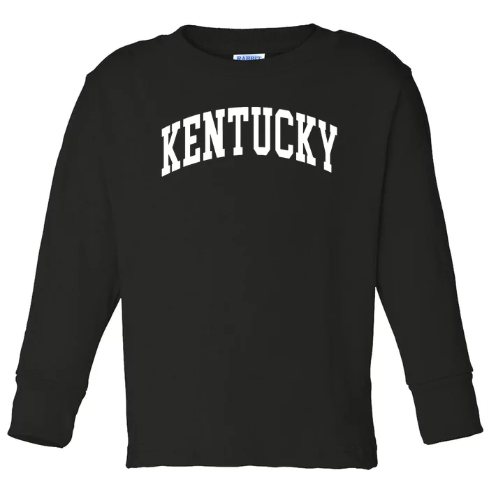 Kentucky Throwback Design Classic Toddler Long Sleeve Shirt