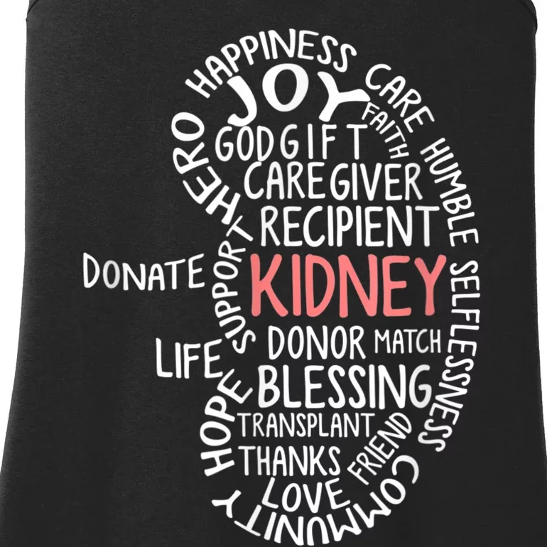 Kidney Transplant Donor Donate Surgery Recovery Ladies Essential Tank