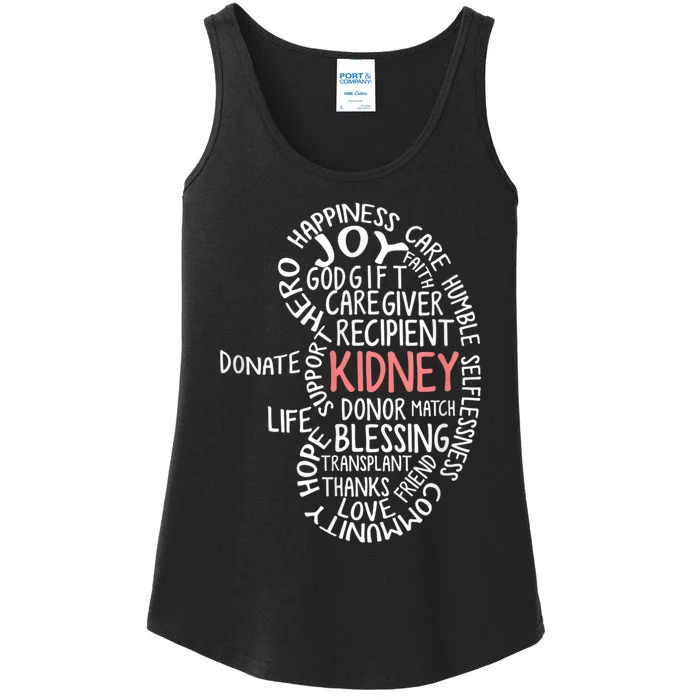 Kidney Transplant Donor Donate Surgery Recovery Ladies Essential Tank