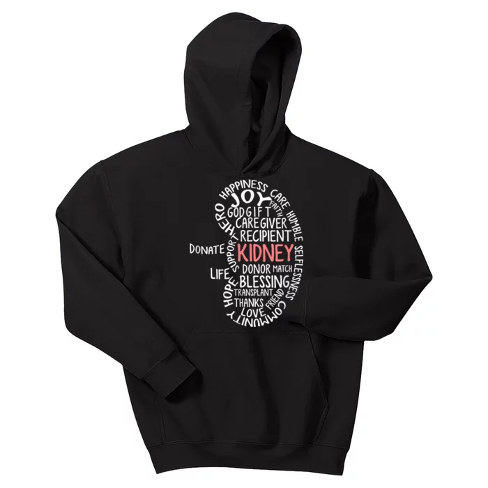 Kidney Transplant Donor Donate Surgery Recovery Kids Hoodie