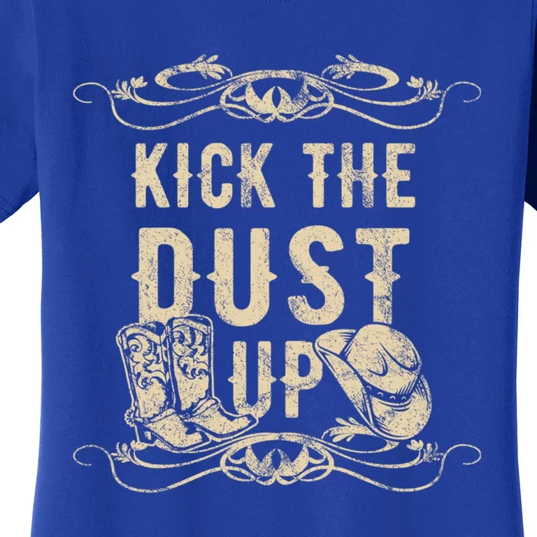 Kick The Dust Up Cow Cow Western Great Gift Women's T-Shirt