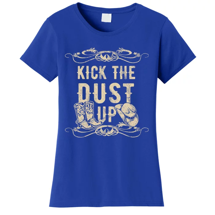 Kick The Dust Up Cow Cow Western Great Gift Women's T-Shirt