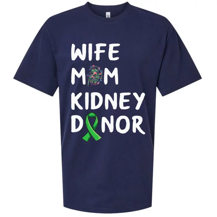 Kidney Transplant Design For Your Organ Donor Mom Sueded Cloud Jersey T-Shirt