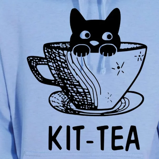 Kit Tea Funny Cat Lover Unisex Surf Hoodie