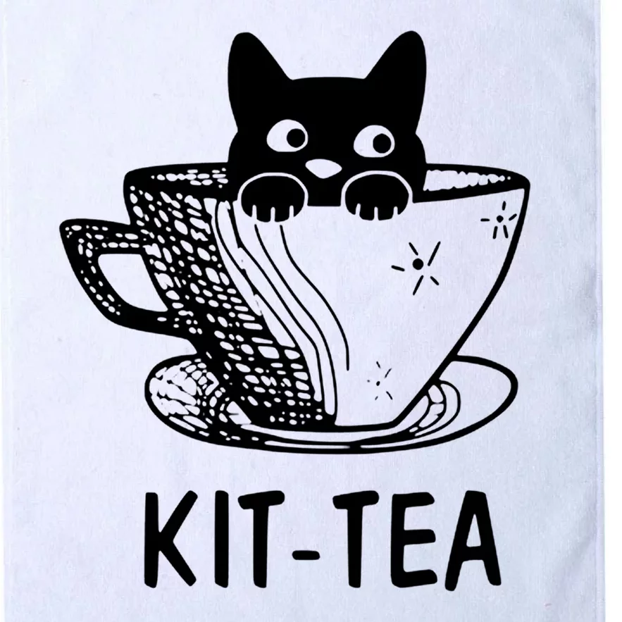 Kit Tea Funny Cat Lover Platinum Collection Golf Towel