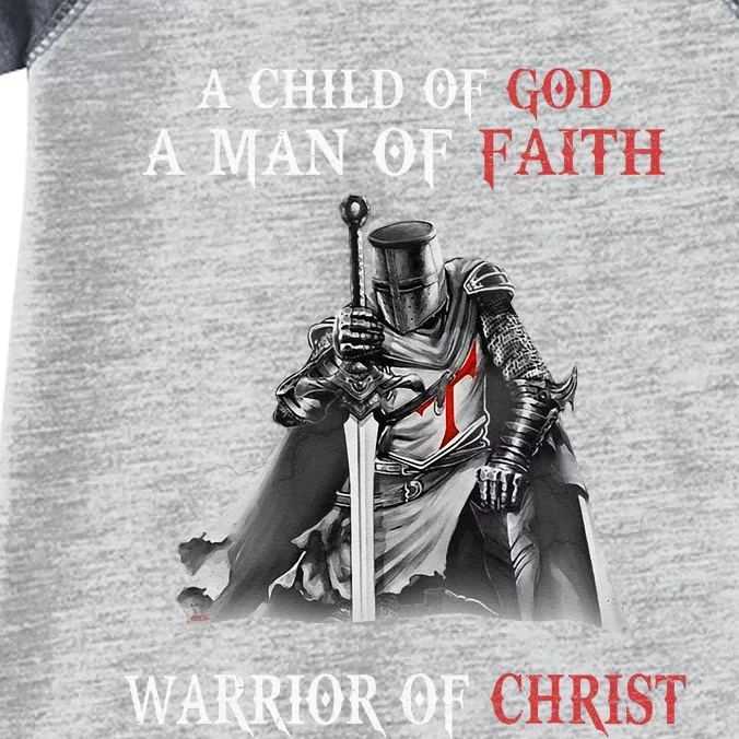 Knight Templar Faith Warrior Of Christ Infant Baby Jersey Bodysuit