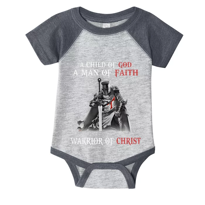 Knight Templar Faith Warrior Of Christ Infant Baby Jersey Bodysuit