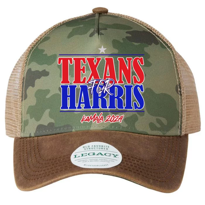 Kennidi Texans For Harris Kamala 2024 Legacy Tie Dye Trucker Hat