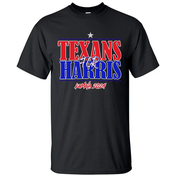 Kennidi Texans For Harris Kamala 2024 Tall T-Shirt