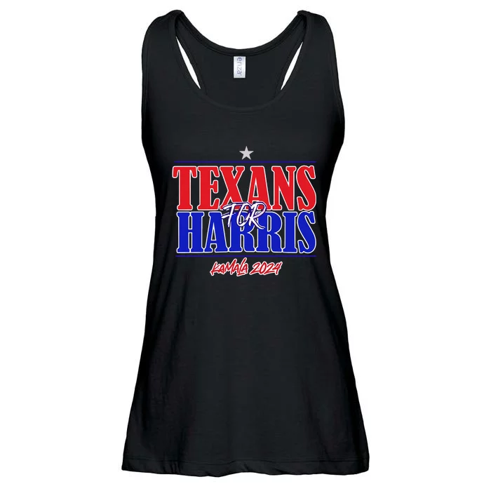 Kennidi Texans For Harris Kamala 2024 Ladies Essential Flowy Tank