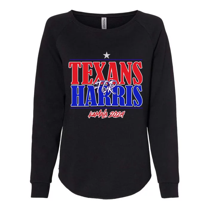 Kennidi Texans For Harris Kamala 2024 Womens California Wash Sweatshirt