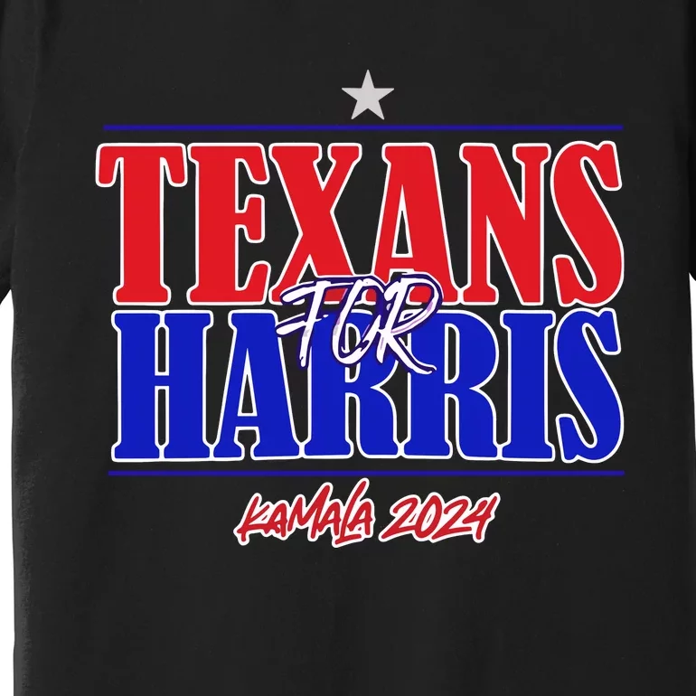 Kennidi Texans For Harris Kamala 2024 Premium T-Shirt