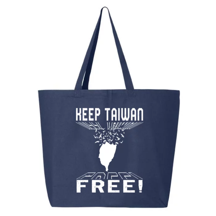 Keep Taiwan Free Flying Birds Support Chinese Taiwanese Peac Gift 25L Jumbo Tote