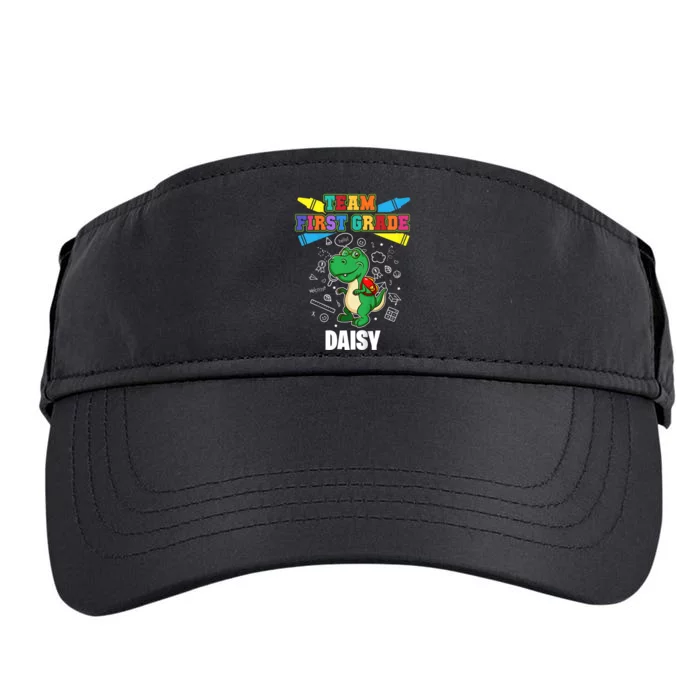 Kids Team First Grade Daisy Personalized Adult Drive Performance Visor