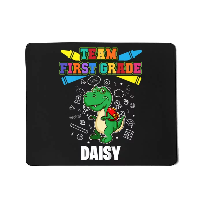 Kids Team First Grade Daisy Personalized Mousepad