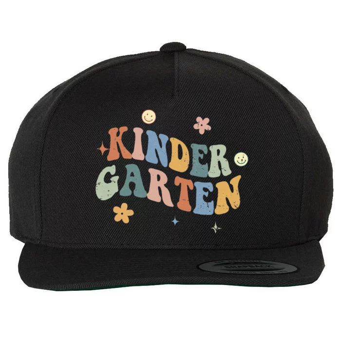 Kindergarten Teacher First Day Of School Back To SChool Wool Snapback Cap