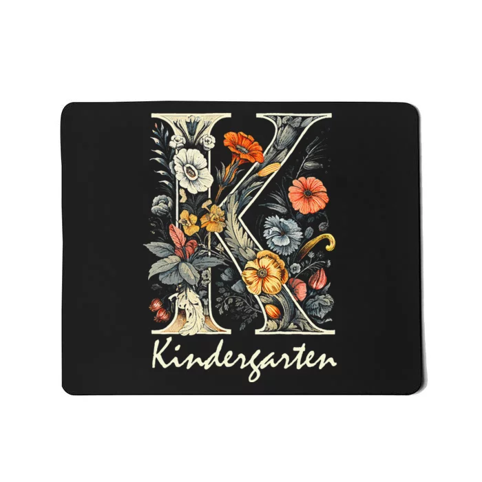 Kindergarten Teacher First Day Of School Back To School Mousepad