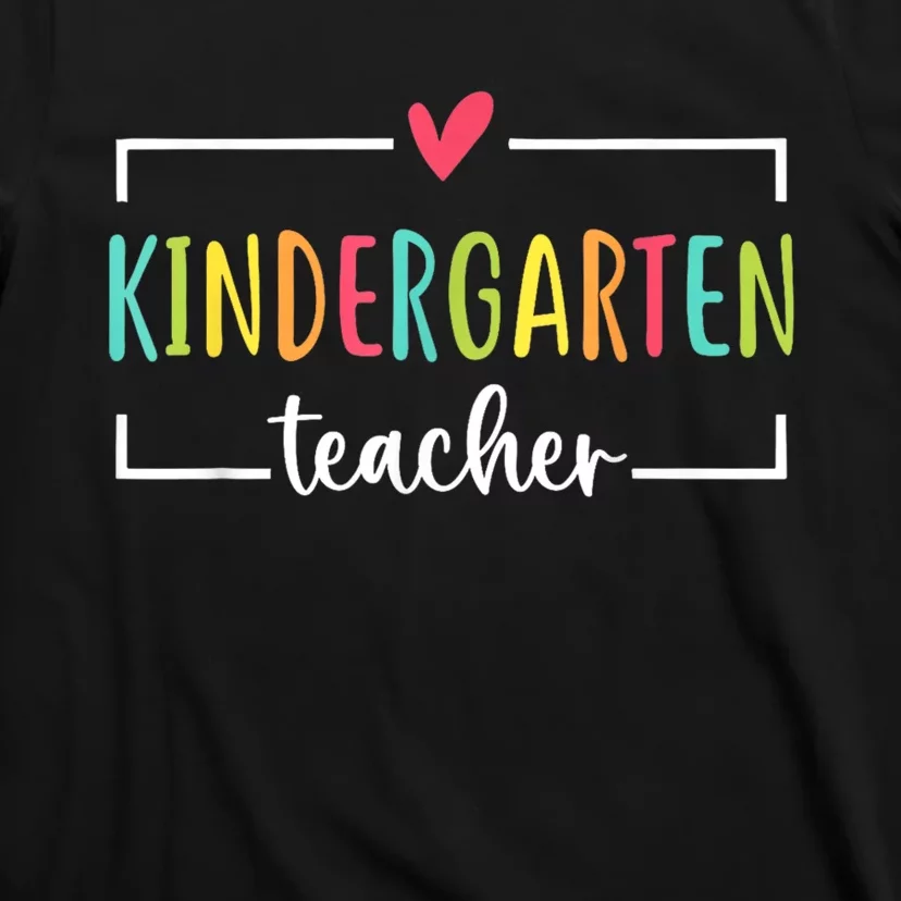 Kindergarten Teacher First Day Of School Welcome Back To School T-Shirt