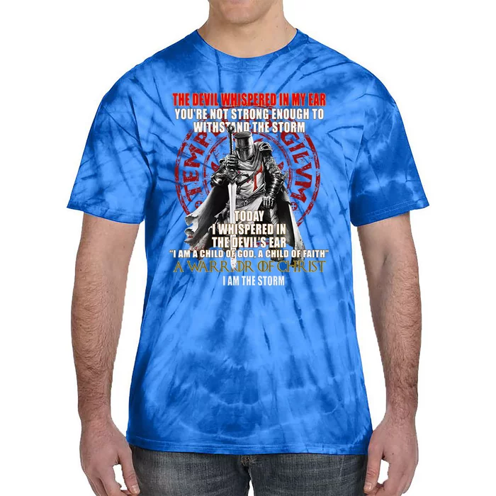 Knights Templar Faith In Jesus Christ Christian Faith & God Gift Tie-Dye T-Shirt