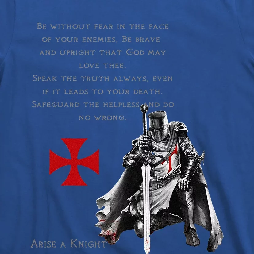 Knights Templar Faith In Jesus Christ Christian Faith & God T-Shirt