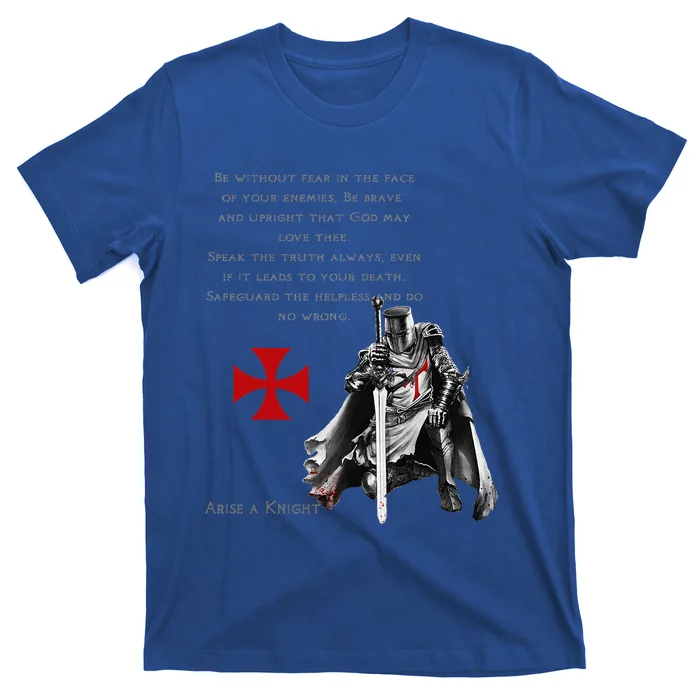 Knights Templar Faith In Jesus Christ Christian Faith & God T-Shirt