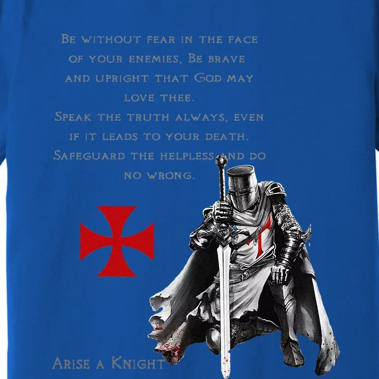 Knights Templar Faith In Jesus Christ Christian Faith & God Premium T-Shirt