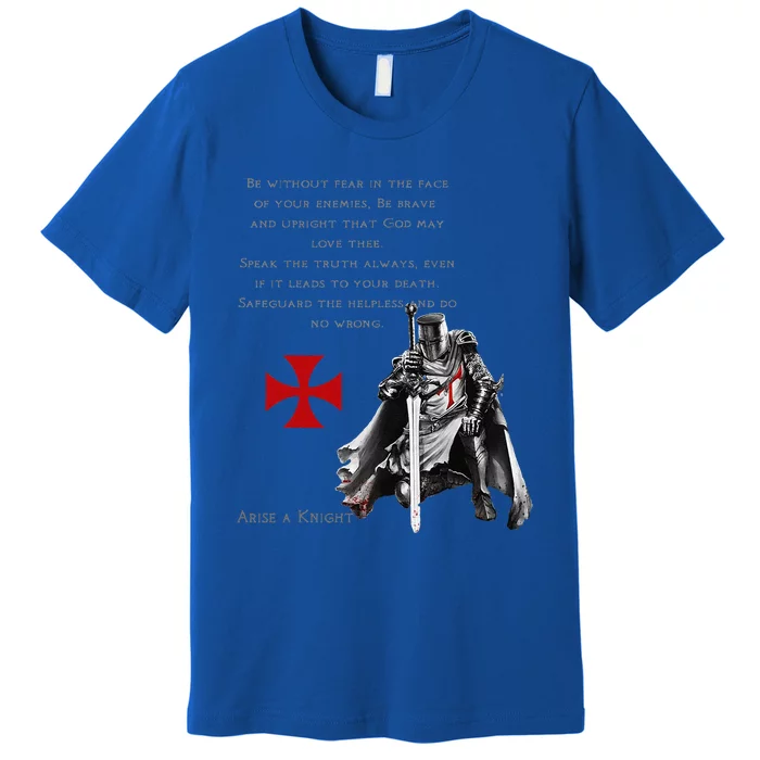 Knights Templar Faith In Jesus Christ Christian Faith & God Premium T-Shirt