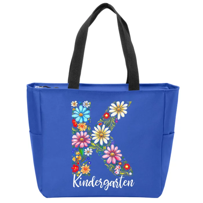 Kindergarten Teacher First Day Of School Back To School Zip Tote Bag