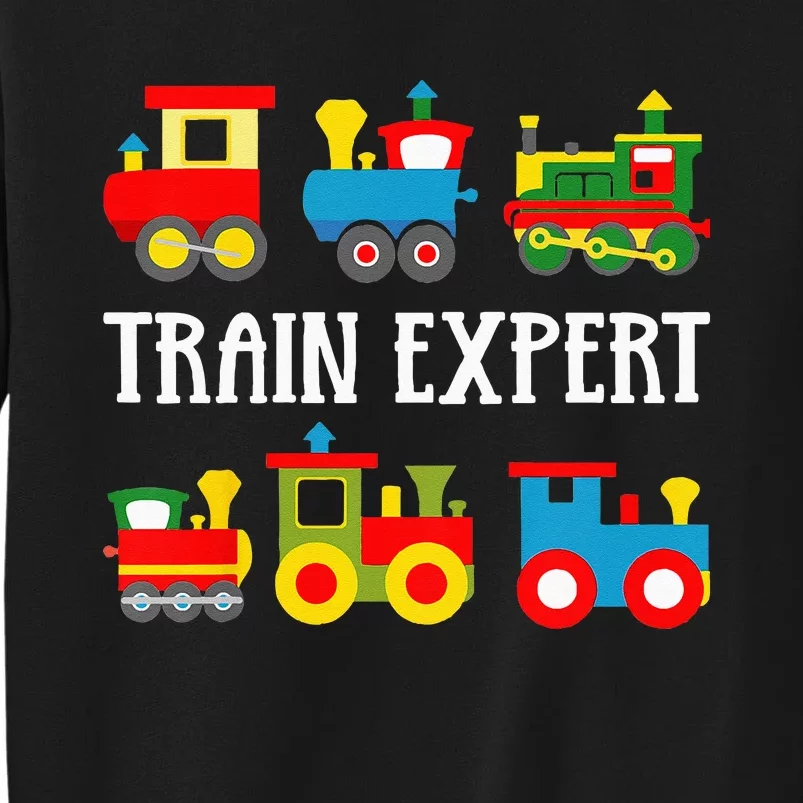 Kids Trains Funny Train Expert Kids Sweatshirt