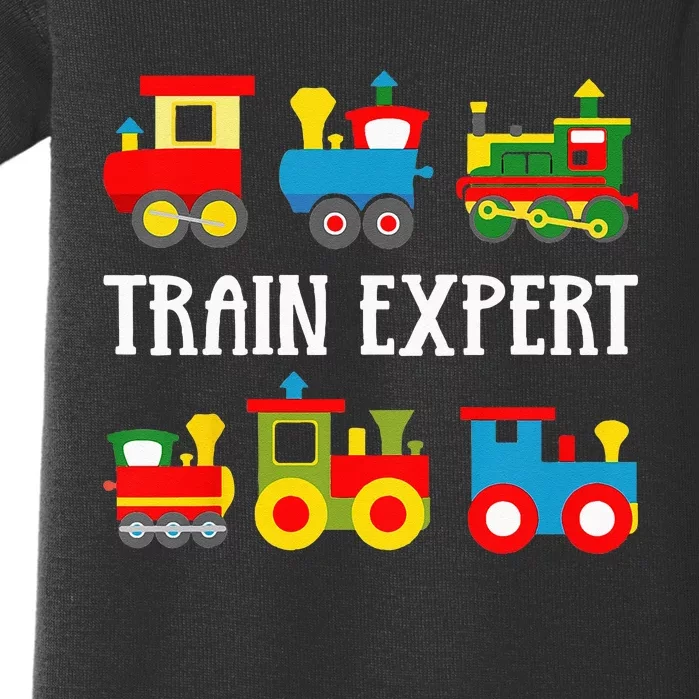 Kids Trains Funny Train Expert Kids Baby Bodysuit