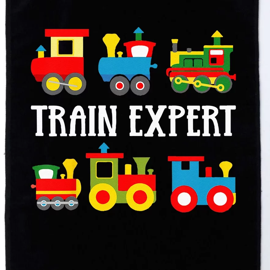 Kids Trains Funny Train Expert Kids Platinum Collection Golf Towel