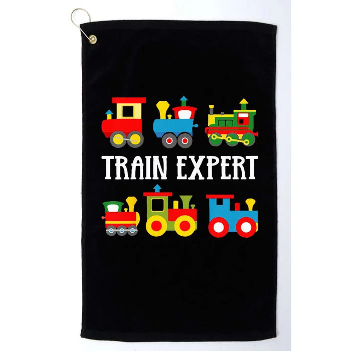 Kids Trains Funny Train Expert Kids Platinum Collection Golf Towel