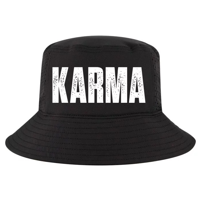 Karma Trending Graphic Tee Cool Comfort Performance Bucket Hat