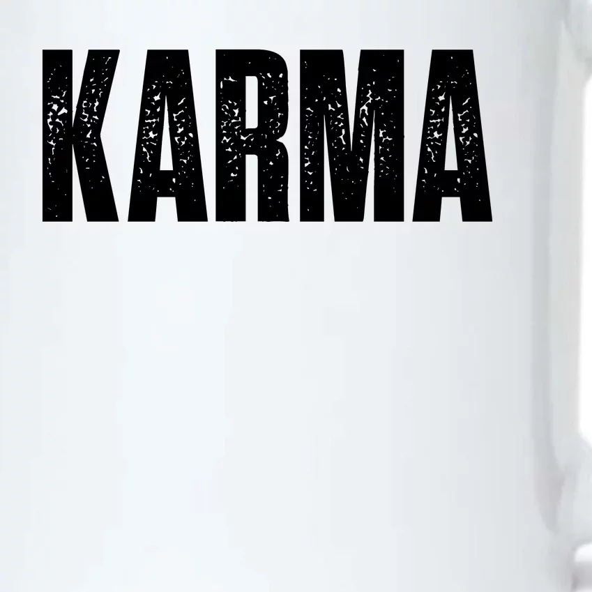 Karma Trending Graphic Tee Black Color Changing Mug