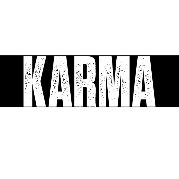 Karma Trending Graphic Tee Bumper Sticker