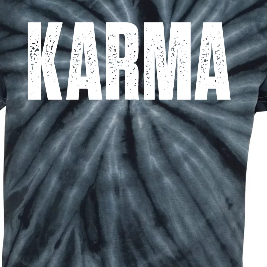 Karma Trending Graphic Tee Kids Tie-Dye T-Shirt