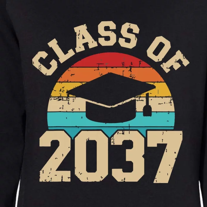 Kindergarten To Graduation Class Of 2037 Grow With Me Womens California Wash Sweatshirt