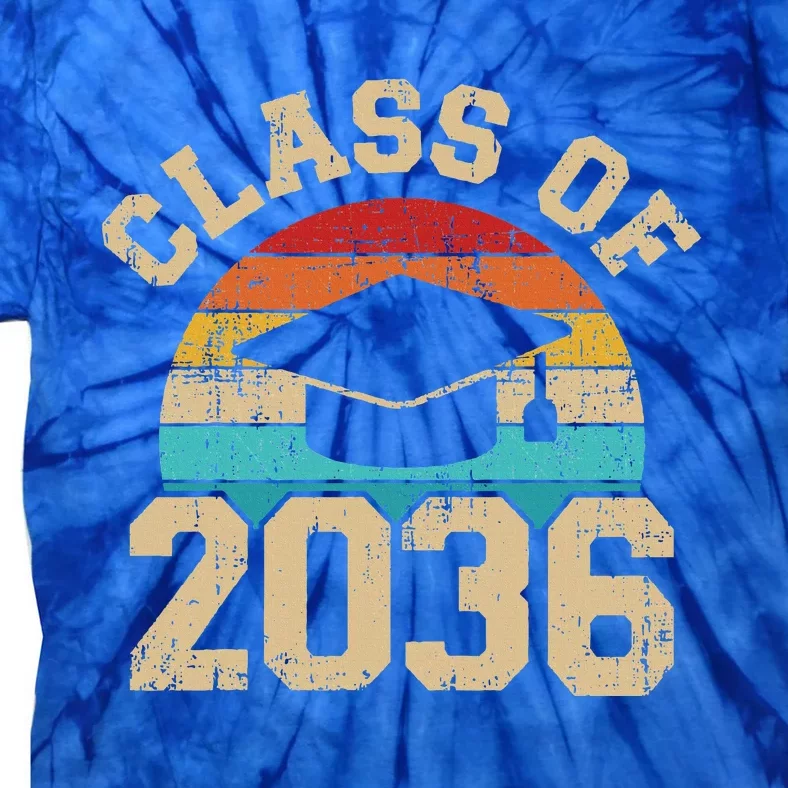 Kindergarten To Graduation Class Of 2036 Grow With Me Tie-Dye T-Shirt