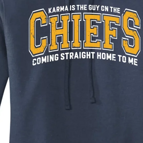 Karma The Guy On The Chief Era Women's Pullover Hoodie