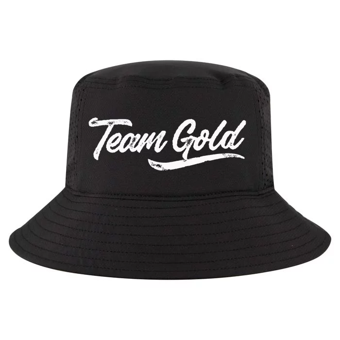 Kids Team Gold Sleepaway Camp Color War Summer Spirit Cool Comfort Performance Bucket Hat