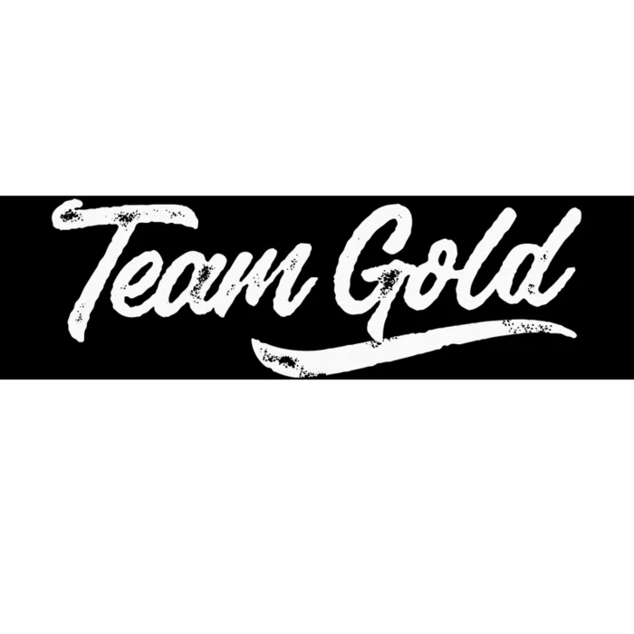 Kids Team Gold Sleepaway Camp Color War Summer Spirit Bumper Sticker